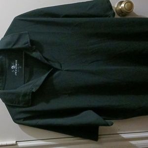 Black collar shirt LG